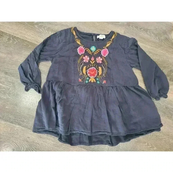 Peek Girls Embroidered Long Sleeve‎ Shirt size 12 XXL #2 - Picture 1 of 4
